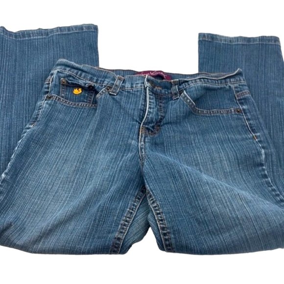 Gloria Vanderbilt👖Blue Straight Leg Jeans Size 8 - Picture 1 of 8